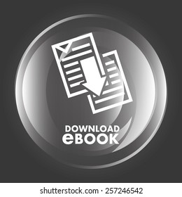 e-book concept design, vector illustration eps10 graphic 