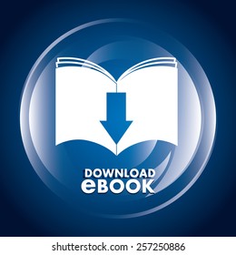 e-book concept design, vector illustration eps10 graphic 