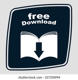e-book concept design, vector illustration eps10 graphic 