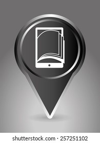 e-book concept design, vector illustration eps10 graphic 