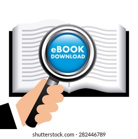 ebook concept design, vector illustration eps10 graphic 