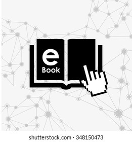 e-book concept design, vector illustration eps10 graphic 