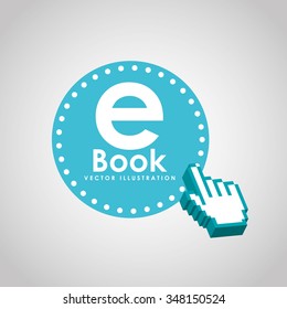 e-book concept design, vector illustration eps10 graphic 