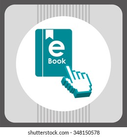 e-book concept design, vector illustration eps10 graphic 