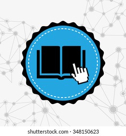e-book concept design, vector illustration eps10 graphic 
