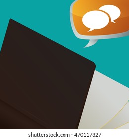 eBook concept with icon design, vector illustration 10 eps graphic.