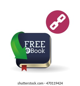 eBook concept with icon design, vector illustration 10 eps graphic.