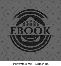 ebook dark emblem. Retro