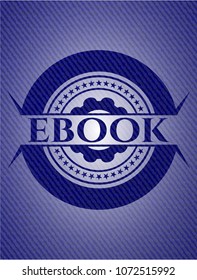  ebook with denim texture