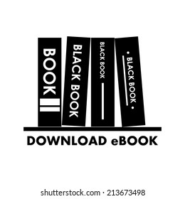 eBook design over  white  background, vector illustration