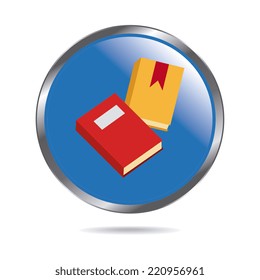 eBook design over white background, vector illustration
