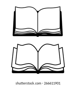 Ebook design over white background, vector illustration