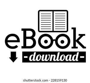 eBook design over white background,vector illustration