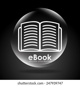 ebook design, vector illustration eps10 graphic