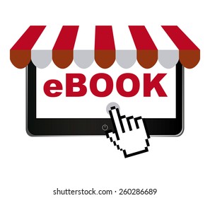 e-book design, vector illustration eps10 graphic 