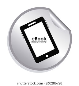 e-book design, vector illustration eps10 graphic 