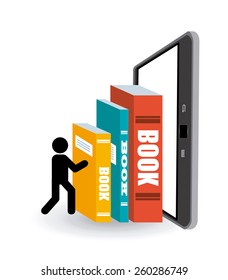 e-book design, vector illustration eps10 graphic 