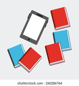 e-book design, vector illustration eps10 graphic 