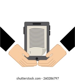e-book design, vector illustration eps10 graphic 