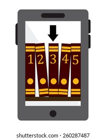 e-book design, vector illustration eps10 graphic 