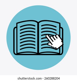 e-book design, vector illustration eps10 graphic 