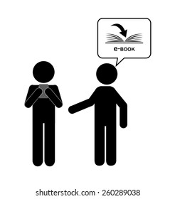 e-book design, vector illustration eps10 graphic 