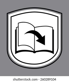 e-book design, vector illustration eps10 graphic 