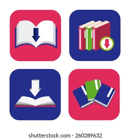 e-book design, vector illustration eps10 graphic 
