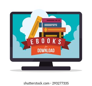 Ebook digital design, vector illustration eps 10.