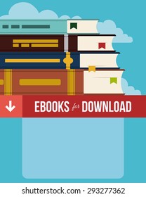 Ebook digital design, vector illustration eps 10.