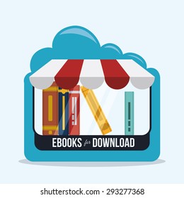 Ebook digital design, vector illustration eps 10.