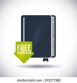 Ebook digital design, vector illustration eps 10.