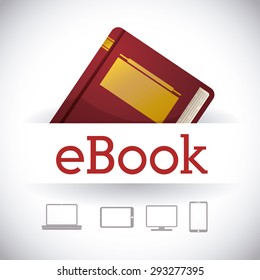 Ebook digital design, vector illustration eps 10.