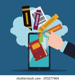 Ebook digital design, vector illustration eps 10.