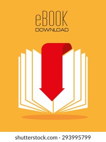 Ebook digital design, vector illustration eps 10.