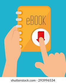 Ebook digital design, vector illustration eps 10.