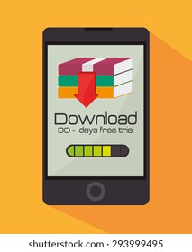 Ebook digital design, vector illustration eps 10.
