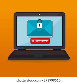 Ebook digital design, vector illustration eps 10.