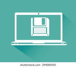 Ebook digital design, vector illustration eps 10.