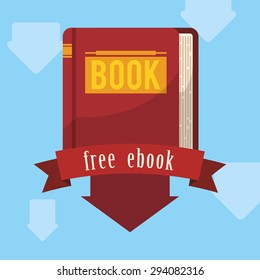 Ebook digital design, vector illustration 10 eps graphic