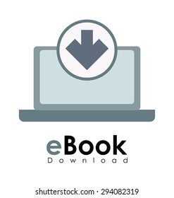 Ebook digital design, vector illustration 10 eps graphic