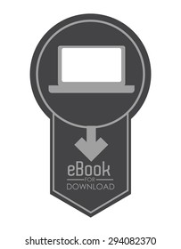 Ebook digital design, vector illustration 10 eps graphic