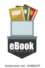 Ebook digital design, vector illustration 10 eps graphic