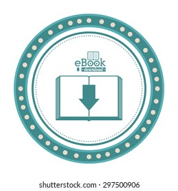 Ebook digital design, vector illustration eps 10
