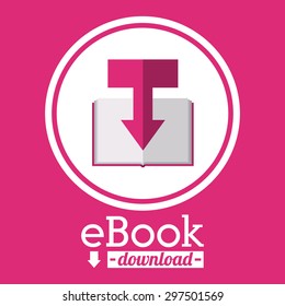 Ebook digital design, vector illustration eps 10