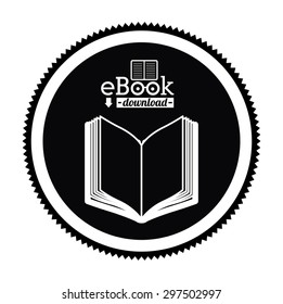 Ebook digital design, vector illustration eps 10