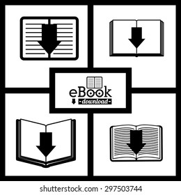 Ebook digital design, vector illustration eps 10