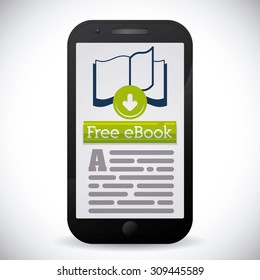 Ebook digital design, vector illustration eps 10.
