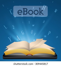 Ebook digital design, vector illustration eps 10.
