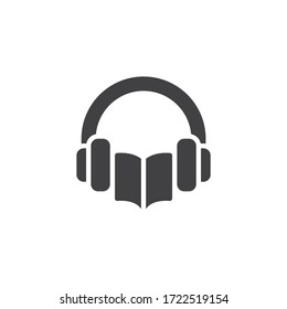 Icono de vector de nube de descarga de eBook. signo plano relleno para concepto móvil y diseño web. Icono de glifo de la tienda de libros en línea. Símbolo, ilustración del logotipo. Gráficos vectoriales